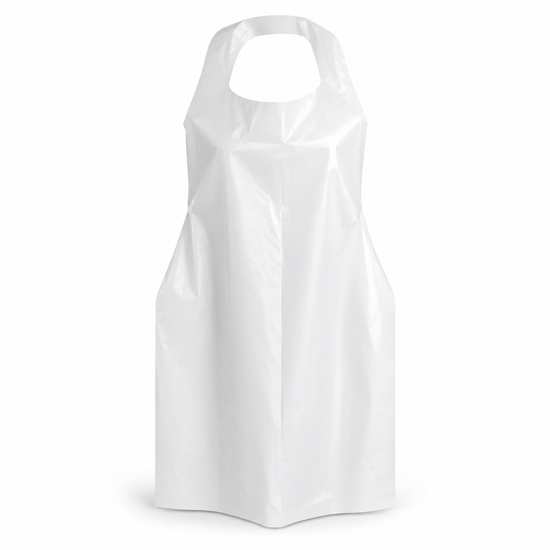 Disposable Apron white 30 mic pack of 100