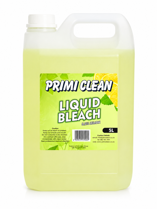PRIMI CLEAN Liquid Bleach 5.2% Lemon – 5L