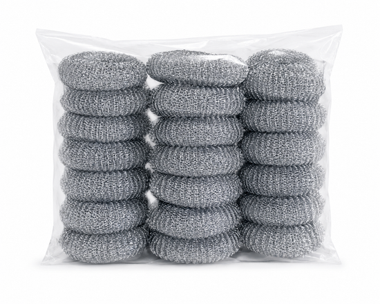Pot Scourer Copper & Steel 30g - Bag of 24