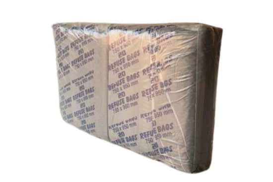 Black Refuse Bag 25 Micron - Bale Of 200