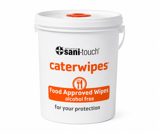 Sani touch food approved wipes - alcohol free 250